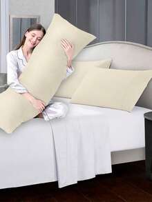 Special Combo 1 Xuxão Pillowcase + Premium Percal Flex Pillowcases 1.40X0.40cm - XS - 稻草 - 查看 1