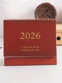 2PCS 2025-2026.12 Desk Calendar Daily Plan Memo English Calendar Desktop Small Objects School Supplies - Multicolor - View 14