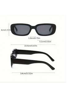 2pcs Retro Classic Oversized Fashion Glasses For Teens - Black And White Round Lenses, Durable PC Frame, Stylish Decorative Glasses For Casual Wear, Fashion Glasses For Teens, Playful Glasses, Polyacrylic Lenses - 黑色 - 查看 3