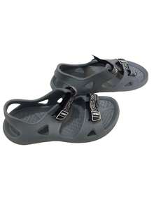 Sandalias deportivas para hombre con puntera abierta, soporte de arco ligero, para verano, al aire libre, senderismo  Playa    Hebilla    Vacaciones    Verano - Gris Claro - Ver 4
