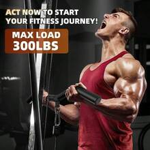 LAT Pulldown Bar Attachments For Pulley Cable Machine, Single D-Handle Tricep Press Down Bar With Rubber Handle, D Handle Cable Accessories For Gym - màu đen - Xem 6