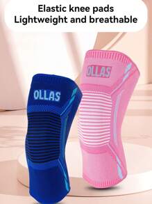 1 Pc Sports Knee Pads With Anti-Slip Function For Basketball, Football, Running, Meniscus Protection, Breathable Fitness Gear - Multicolor - View 3