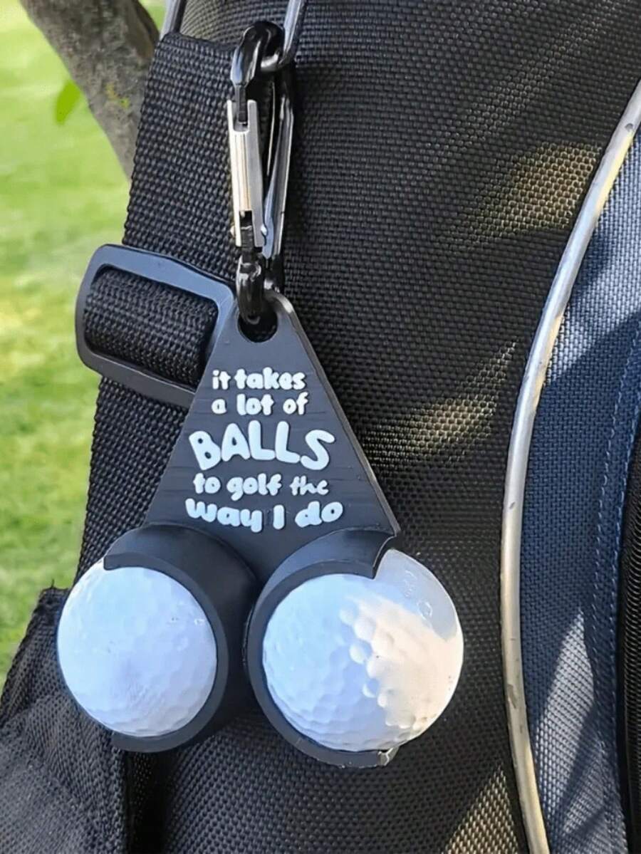 Funny Golf Gift - Golf Ball Holder With Clip, Golf Ball Marker, Golf Ball Stand, Golf Training Tool, Mischievous Golf Ball Holder, Golf Accessories, Excellent Gift For Golf Enthusiasts - Multicolor - View 1