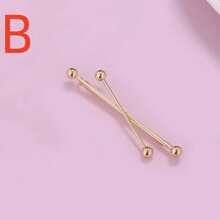 1 Peça Presilha de Cabelo em Formato de Cruz, Presilha de Cabelo com Pérola, Presilha de Franja em Formato de Cruz, Presilha de Cabelo Reto, Presilha de Cabelo Elegante com Pérola, Grampos de Cabelo, Ganchos de Cabelo, Presilhas para Cabelo, Grampos de Cabelo, Barras de Cabelo, Grampos