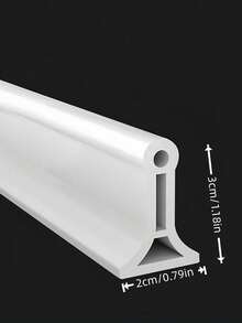 0.5m Silicone Shower Trim, 2m Length, Kitchen Countertop Edging, Shower Tray Rim, Shower Room Waterproof, Bathroom Waterproof, Shower Screen Rubber, Kitchen Countertop Decorative Strip, Back To School Season - Multicolor - View 16