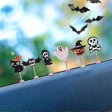 6 件随机颜色汽车仪表盘万圣节摇晃装饰