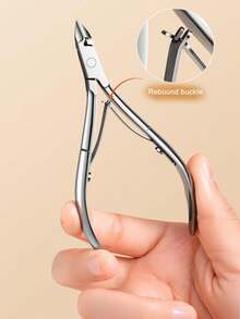 1/2/3 Stücke Silber Japanische Nagelhautschere, Edelstahl Nagelhautschneider mit Nagelhautschieber, professionelle Nagelpflegewerkzeuge für Salon-Qualität Nagelhaut- und Hornhautentfernung