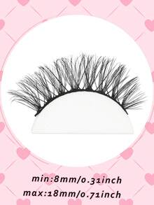 7 paia di ciglia finte di lusso - soffici, spesse e arricciate, ciglia finte sottili per uno sguardo drammatico da gatto, adatte per uso quotidiano, allungate e facili da applicare