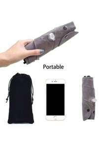 1个简易可折叠旅行枕，轻便便携，适用于汽车、飞机、海上旅行，旅行枕——首款带手臂吊带的颈枕！支撑头部、身体和手臂，提供倾斜支撑。随时随地打造完美平衡睡眠系统！ - 彩色 - 查看 3