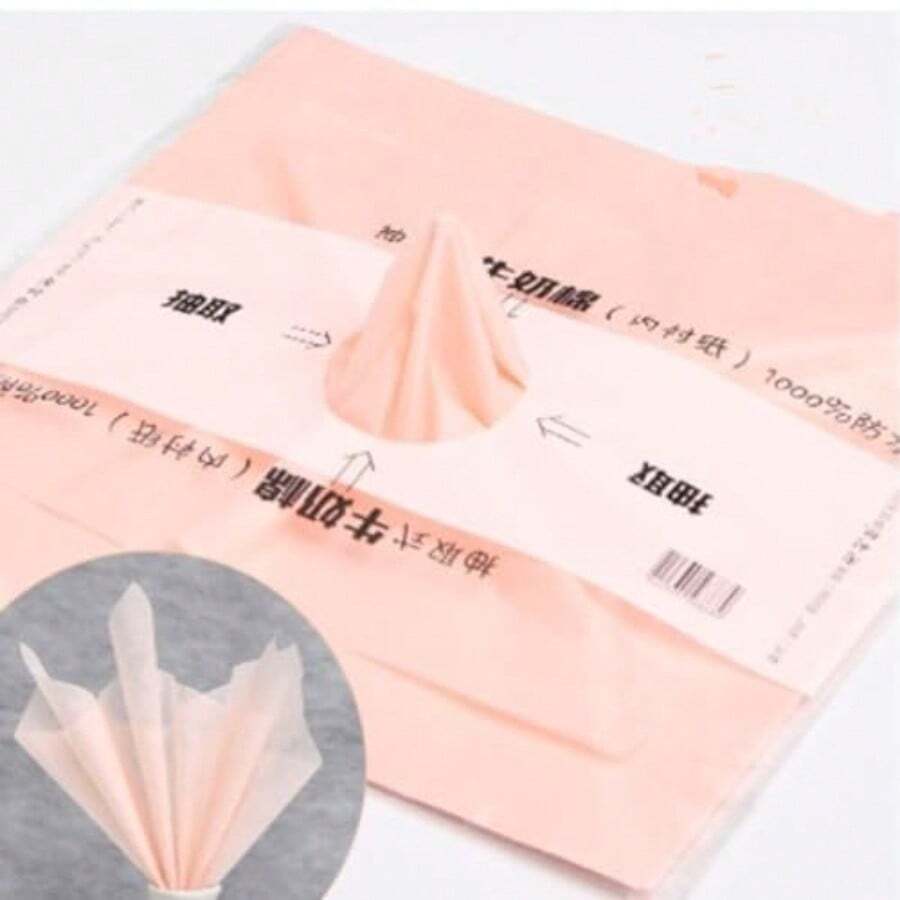 QY 76 Sheets Korean Of Cotton Wrapping Flower Paper NonWoven Floral Wrapping Paper Waterproof Pleated Withdrawable Flower Bouquet Lining Paper Flower Shop Supplies Floral Gift Packaging Paper Pink  1439 - [多] - 查看 1