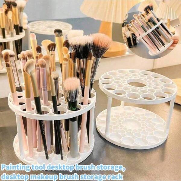 10 Stücke/5 Stücke/1 Stück Schminktisch Organizer Regal, Lippenstift Halter, Multifunktions Pinselhalter, Schreibtisch Ordnungsbox für Kosmetik, Pinsel, Stifte, Kunstbedarf, ideal für Zuhause, Wohnheim, Reisen, täglichen Gebrauch, Geschenk, Schulmaterial, Schulanfang