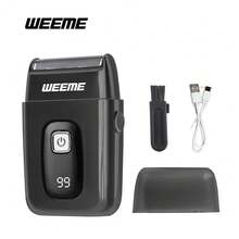 WEEME 1 件 Maquina 剃须刀，男士胡须修剪器，无线电动剃须刀，用于胡须造型和日常修饰，USB 可充电，小巧便携 - 彩色 - 查看 12