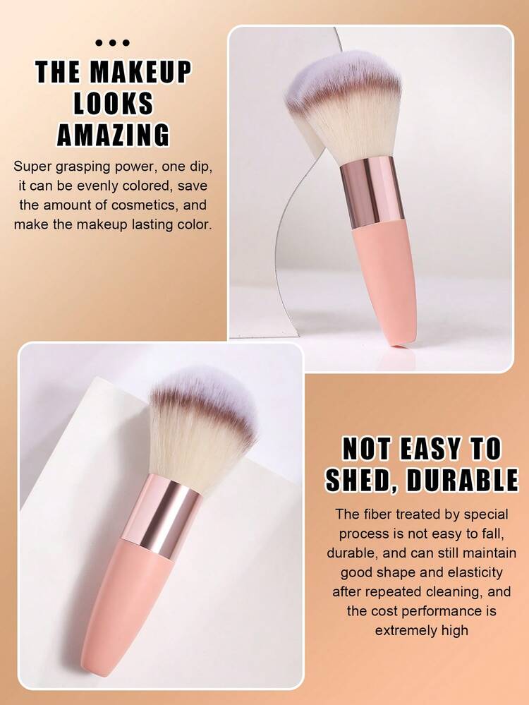 25PCS All-In-One Makeup Brush Set: Ultra-Soft Premium Synthetic Fiber Brushes With Full Face & Eye Shapes (Foundation/Blush/Eyeshadow) – Skin-Friendly For All Tones, Ideal For Daily Makeup, Office Looks & Travel - Multicolor - View 9