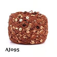 1pc 50g Sequin Thread, Wiring Bead, Fancy Yarn, DIY Bead Yarn, Handmade Size, Color Patch, Size Sequin - Multicolor - View 17