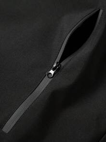 2025 New Product Men's Long Sleeve Autumn/Winter Jacket, Camping Christmas New Hooded Jacket - Black - View 5