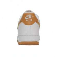 Nike Air Force 1 女款運動鞋 多功能耐穿 防滑健身訓練鞋 黑色 DC9486-103-Import - 白色/亞麻色 - 查看 3