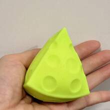 新品上市有趣可爱的奶酪挤压玩具，新奇奶酪减压球 - 彩色 - 查看 13