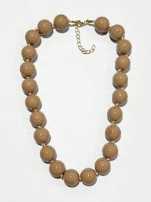 1 chiếc vòng cổ thắt nút bằng nhựa hình đám mây hình học Bohemian dành cho nữ, phong cách thời trang Châu Âu và Châu Mỹ, thích hợp cho lễ hội và đeo hàng ngày - Vòng cổ hạt mây thủ công - Xem 22