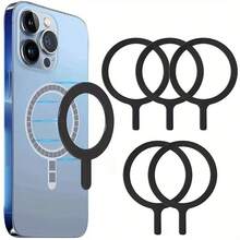 Giá đỡ điện thoại từ tính hợp kim MagneGrip Pro Series: Bộ miếng dán từ tính siêu mỏng đa năng, phù hợp với sạc không dây | Phụ kiện gắn từ tính mạnh mẽ cho bảng điều khiển ô tô, cửa gió điều hòa, nhà và văn phòng | Giá đỡ điện thoại vòng kim loại tương thích với iPhone 15 Pro Max/14/13, Galaxy S24 Ultra, Pixel 8, v.v. | Tấm kim loại tương thích MagSafe | Chân đế ổn định chống trượt, thiết kế siêu mỏng, không làm phồng ốp lưng điện thoại | Quà tặng mùa xuân - Nhiều màu - Xem 2