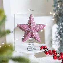 1 Stück handgemachte rosa Weihnachtsbaum Ornament Kollektion, Glitzer Pailletten Weihnachtsbaum Anhänger, Pailletten Schleife, Glitzer Schmetterling, Glitzer Kugel, rosa Schleife dekorierte Weihnachtsbaum Dekoration rosa Set Hängende Kugel, Weihnachtsritual Sinn, rosa verspielter Weihnachtsbaum