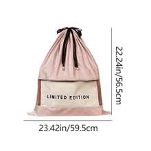 Suede Dust Bags For Luxury Bags, See-Through Closure Dust Cover, Moisture-Proof Packing Organizer - Multicolor - View 21