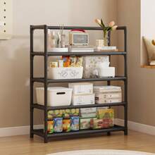 1 件/多层收纳架，家用收纳架，卧室落地展示架，简易耐用零食/杂物/鞋架，塑料+粉末涂层管+无纺布材质，易于组装，适用于各种场景 - 彩色 - 查看 21