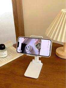 1/2/3/4pcs Foldable & Extendable Desktop Phone Holder, Universal Smartphone & Tablet Stand For Live Streaming, Photography, Video - Multicolor - View 3