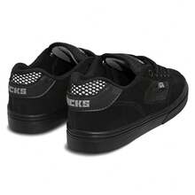 Hocks Flat Lite Black Reflective Unisex Sneakers | Black - Black - View 5