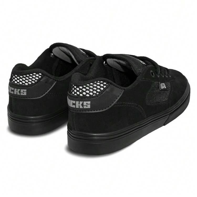 Hocks Flat Lite Black Reflective Unisex Sneakers | Black - 黑色 - 查看 5