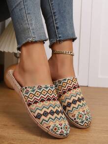 Sandalias planas de mujer estilo bohemio para fiestas, regalos de cumpleaños y uso en interiores y exteriores