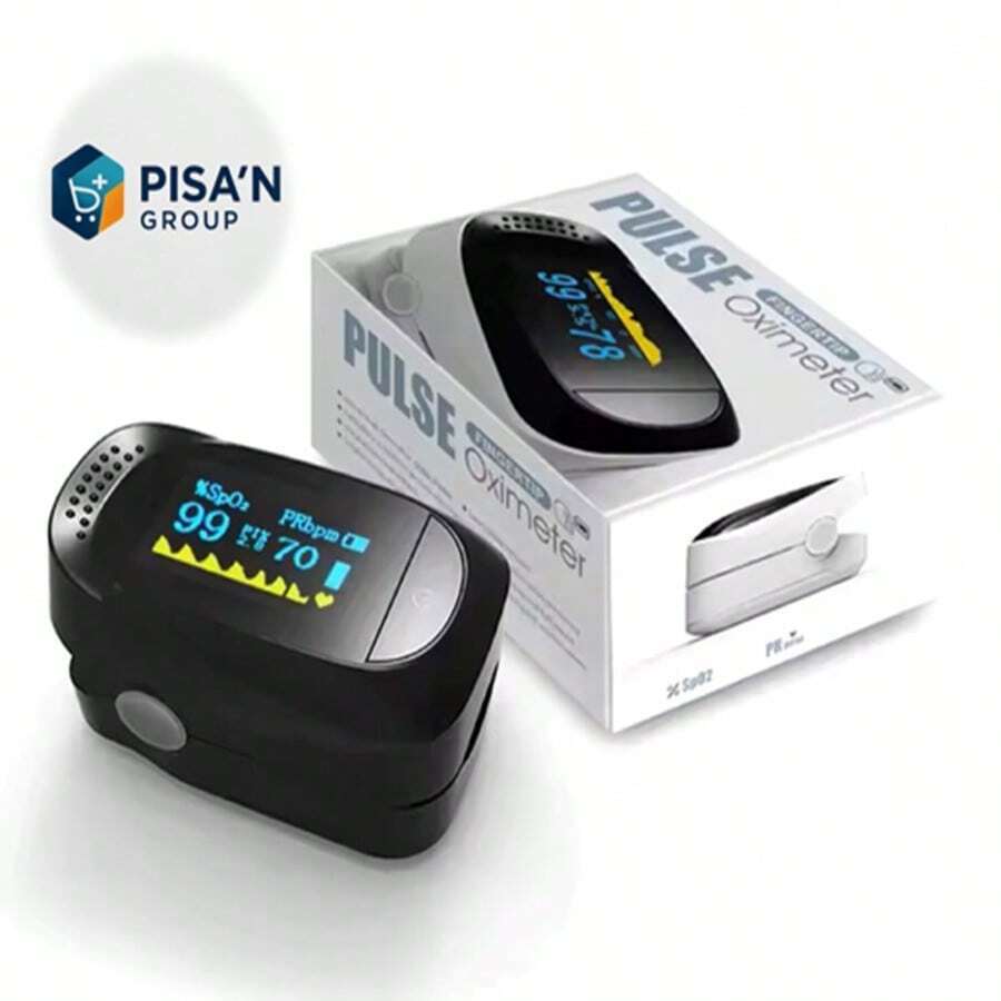 OXÍMETRO DE DEDO PROFESIONAL, OXÍMETRO DE PULSO PARA MEDIR SPO2 Y FRECUENCIA CARDÍACA, PANTALLA LED/ FACIL USO Y PRACTICO PARA EL HOGAR. - Negro - Ver 1