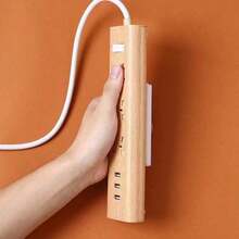 Multifunctional Socket Holder No Punching Socket Plug-In Board Router Storage Rack Household Wall Mounted Power Strip Holder