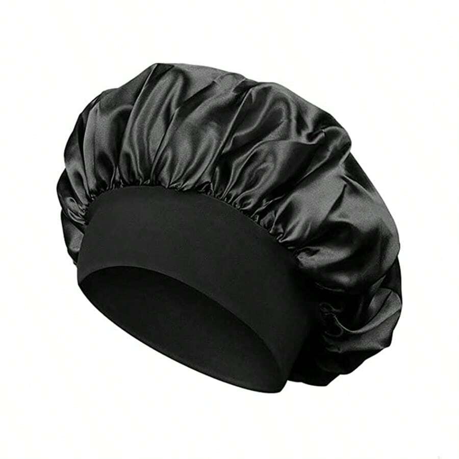 Satin Cap For All Hair Types | Adjustable - Similar To A Nightcap To Prevent Flyaways And Breakage (Curly/Straight/Extensions) - Vibrant Color, Comfortable Style, Durable Polyester, Hair Care Essentials | Vibrant Nightcap | Smooth Texture, Shower Cap