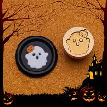 Série mignonne de sorcière et de squelette pour Halloween 15 mm Mini Cachet de cire - Parfait pour les lettres d'amour, les invitations, les cartes de fête, les journaux, le scrapbooking, les bricolages