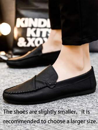 Herren neue Mode Loafer, klassische komfortable formelle Schuhe, Slip-On, leicht für das Autofahren (Bitte bestellen Sie eine Größe größer, wenn Sie breite Füße haben)