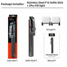 AXNEN 67" Bluetooth Selfie Stick Tripod With Detachable Remote, Extendable Phone Tripod And 3-In-1 Portable Stand, For Live Streaming And Photography, Compatible With IPhone 16/15/14 Pro Max/14 Pro/14/14 Plus/13 Pro Max/13 Pro, Galaxy S22 - Multicolor - View 12