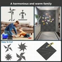 8 Pack Self-Adhesive Soundproof Wall Panels, 12 X 12 X 0.47 In Sound Proof Foam Panels For Walls, 1.2lb/Ft³ High Density, Thicker 0.47in, Acoustic Panels, Noise Dampening Panels Studio Black