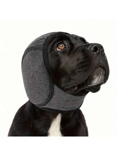 Nauszniki chroniące przed hałasem zwierząt | Nauszniki dla psów do użytku na zewnątrz, pasujące do wszystkich ras – odpowiednie dla pudli, golden retrieverów i shiba inu | Ochraniacz na uszy przeciwlękowy do pływania i na sezon burzowy/fajerwerków | Szybkoschnący, oddychający, regulowany design