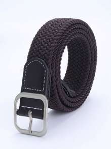 ‌2025 New Stylish Canvas Braided Belt‌ – ‌Adjustable Elastic Waistband‌ | ‌Unisex Black/Beige/Grey‌ | ‌Summer Travel Essential‌ | ‌Jeans & Skirts Accessory‌ | ‌Ins-Worthy Outfits/Gift Summer, School