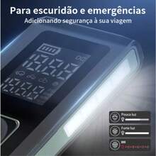 Compressor de Ar Digital Portátil / Calibrador Sem Fio com Visor LED - Sem fio - Visão 5