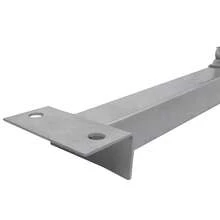 vidaXL Boat Trailer Bottom Support Bracket With Keel Rollers - Silver - View 7