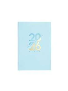 2026 Planner, 365 Days Daily Agenda Notebook, 1pc - 200 Sheets/400 Pages A5, Time Management Journal In English, Spanish, Portuguese