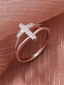 Nhẫn đơn - Bạc - Xem 10