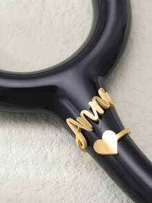 Stethoscope ID Tag|Stethoscope Custom Name Tag With Heart|Stethoscope Charm|Gift For Nurse Graduation, Medical Students, Doctor|RN Gift - Multicolor - View 8