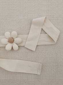 2件装立体花瓣儿童窗帘绑带卡通创意可爱花朵窗帘收口绑带 - 米色 - 查看 6