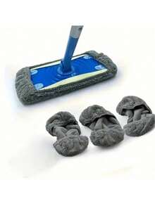 3pcs/5pcs/1pc Ultra-Microfiber Flat Mop Pads, Reusable Wet Mop Replacement Pads, Dry Mop Pads, Suitable For Hardwood Floor Cleaning Ultra-Microfiber Wet Mop Pads, (Mop Handle Not Included), Cleaning Supplies, Cleaning Accessories (10in*4.5in) - Multicolor - View 11