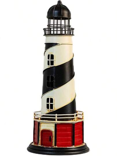 Lighthouse Model Money Bank Home Ornaments Figurines Saving Piggy Bank Home Ornaments Tabletop Figurines