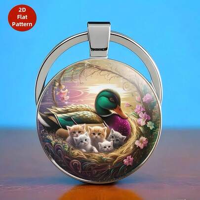 1 Pc Keychain, New Fashion Personalized Shape Keychain Pendant, Gift-Ready Accessory For Friends And Family, Everyday Casual Charm, Modern Minimalist Design To Elevate Bags And Keys, Lightweight And Durable Placeholder For Personal Style, Ideal Small Gift For Birthdays, Festivals, Holidays, And Special Occasions, Perfect Daily Companion For Bags, Purses, Wallets, And Key Sets