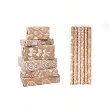 1件/3件/6件/15件圣诞礼品包装用品 - 牛皮纸、礼品捆扎绳、装饰铃铛，完美的圣诞礼物伴侣 - 彩色 - 查看 11