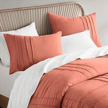 2/3 Pieces Bedding Comforter Set,Cozy Premium All Season Home Textile Fits Modern Bedroom Décor, Only 2-Pcs-Set For Twin-Twin XL Size,Christmas New Year Holiday Gifts - 亮橙色 - 查看 6